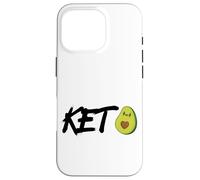 Funny Humor Avocado Keto Graphic T-shirt, Avocado Keto Diet Case for iPhone 16 Pro