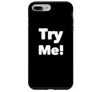 Funny Humor Text Funny For Challenging People Try Me Quotes Case for iPhone 7 Plus/8 Plus