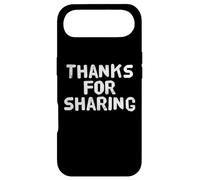 Funny Humor Text Funny For People Funny Thanks For Sharing Case for iPhone Air