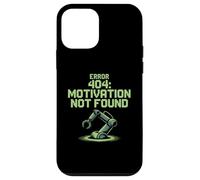 Funny Humor Text Funny People Error 404 Motivation Not Found Case for iPhone 12 mini
