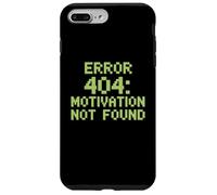Funny Humor Text Funny People Error 404 Motivation Not Found Case for iPhone 7 Plus/8 Plus
