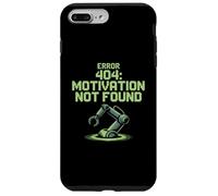 Funny Humor Text Funny People Error 404 Motivation Not Found Case for iPhone 7 Plus/8 Plus
