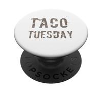 Funny Humor Text Funny People For Taco Lovers Taco Tuesday PopSockets Adhesive PopGrip