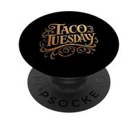 Funny Humor Text Funny People For Taco Lovers Taco Tuesday PopSockets Adhesive PopGrip