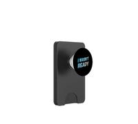 Funny Humor Txt Funny For People Funny Quotes I Wasn’t Ready PopSockets PopWallet for MagSafe
