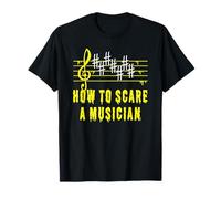 Funny Humour to Scare Musician or Halloween Music Teachers T-Shirt