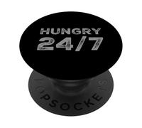 Funny Hungry Jokes For Funny Hungry People Hungry Mode On PopSockets Adhesive PopGrip