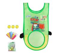Funny Hunter Ball Label Game, Hunter Ball Game with Ball Vest | Outdoor Sticky Target Ball Vest Toy,Portable Hunter Ball Toy for with Collan Vest