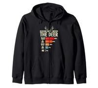 Funny Hunter Reasons why i missed the Deer Hunting Zip Hoodie