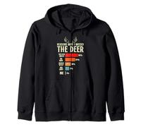 Funny Hunter Reasons why i missed the Deer Hunting Zip Hoodie