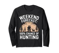 Funny Hunting for Hunter and Deer Hunting Season Outdoor Long Sleeve T-Shirt