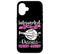 Funny Hurdy-Gurdy Instrument Design for a Hurdy-Gurdy Lover Case for iPhone 16