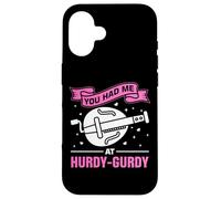 Funny Hurdy-Gurdy Instrument Design for a Hurdy-Gurdy Lover Case for iPhone 16