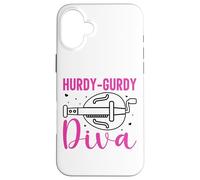 Funny Hurdy-Gurdy Instrument Design for a Hurdy-Gurdy Lover Case for iPhone 16 Plus