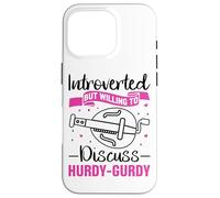 Funny Hurdy-Gurdy Instrument Design for a Hurdy-Gurdy Lover Case for iPhone 16 Pro