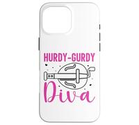 Funny Hurdy-Gurdy Instrument Design for a Hurdy-Gurdy Lover Case for iPhone 16 Pro Max