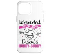 Funny Hurdy-Gurdy Instrument Design for a Hurdy-Gurdy Lover Case for iPhone 16 Pro Max