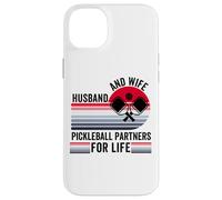 Funny Husband And Wife Pickleball Couples Partners Players Case for iPhone 14 Plus