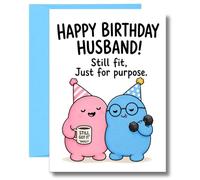 Funny Husband Birthday Card Still Fit Just for Purpose JBS321