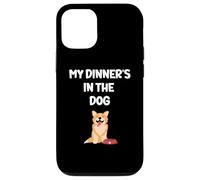 Funny Husband Boyfriend Dad Joke My Dinner's In The Dog Case for iPhone 12/12 Pro