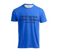 Funny Husband Boyfriend Tee Shirt Sarcastic Saying Humor Joke T Shirt for Men Running Clothes Men Blue