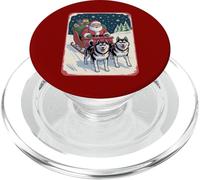 Funny Husky Christmas Sled Team - Santa’s Dog Sled Crew PopSockets PopGrip for MagSafe