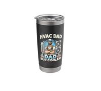 Funny HVAC Dad HVAC Technician HVAC Guys HVAC Tech Daddy Stainless Steel Insulated Tumbler