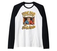 Funny HVAC Dad Stuck Again Toolbox Repair Crawl Space Raglan Baseball Tee
