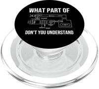 Funny HVAC Design For Men Dad HVAC Installer Engineers Tech PopSockets PopGrip for MagSafe