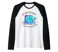 Funny HVAC Tech Attic Insulation Joke Heating Cooling Humor Raglan Baseball Tee