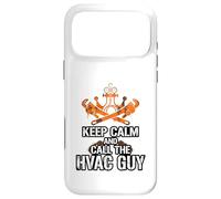 Funny HVAC Technican Keep Calm And Call The HVAC Guy Case for iPhone 17 Pro Max