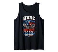 Funny HVAC Technician Heating Cooling Tank Top
