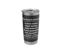 Funny HWA Rang Do Instructor Stainless Steel Insulated Tumbler