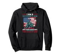 Funny I Am A Veteran's Son Most People Never Meet Their Hero Pullover Hoodie