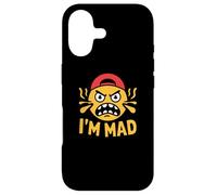 Funny I Am Mad Face Sarcastic Angry Mood Social Anxiety Meme Case for iPhone 17