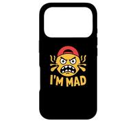 Funny I Am Mad Face Sarcastic Angry Mood Social Anxiety Meme Case for iPhone 17 Pro