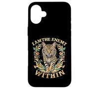 Funny I Am The Enemy Within Case for iPhone 16 Plus