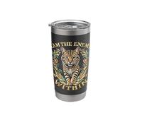 Funny I Am The Enemy Within Stainless Steel Insulated Tumbler