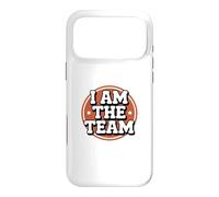 Funny I Am The Team Sarcastic Leadership Solo Hustle Quotes Case for iPhone 17 Pro Max