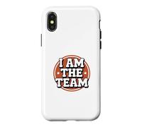 Funny I Am The Team Sarcastic Leadership Solo Hustle Quotes Case for iPhone X/XS