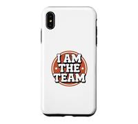 Funny I Am The Team Sarcastic Leadership Solo Hustle Quotes Case for iPhone XS Max