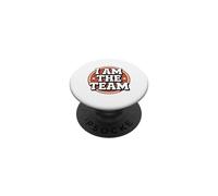 Funny I Am The Team Sarcastic Leadership Solo Hustle Quotes PopSockets Adhesive PopGrip