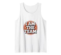 Funny I Am The Team Sarcastic Leadership Solo Hustle Quotes Tank Top