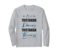 Funny I Am Tristanian Doing Tristan Da Cunha Things Long Sleeve T-Shirt