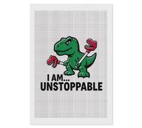 Funny I Am Unstoppable Dinosaur Square Diamond Art Painting Kits