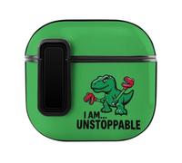 Funny I Am Unstoppable Dinosaur Wireless Earbuds Case Cover