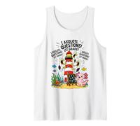 Funny I Axolotl Questions 1st Grade Pun Class Seagull Scream Tank Top