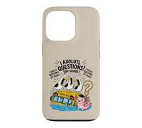 Funny I Axolotl Questions 3rd Grade Pun Class Seagull Scream Case for iPhone 13 Pro