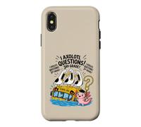 Funny I Axolotl Questions 3rd Grade Pun Class Seagull Scream Case for iPhone X/XS