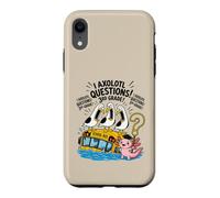 Funny I Axolotl Questions 3rd Grade Pun Class Seagull Scream Case for iPhone XR